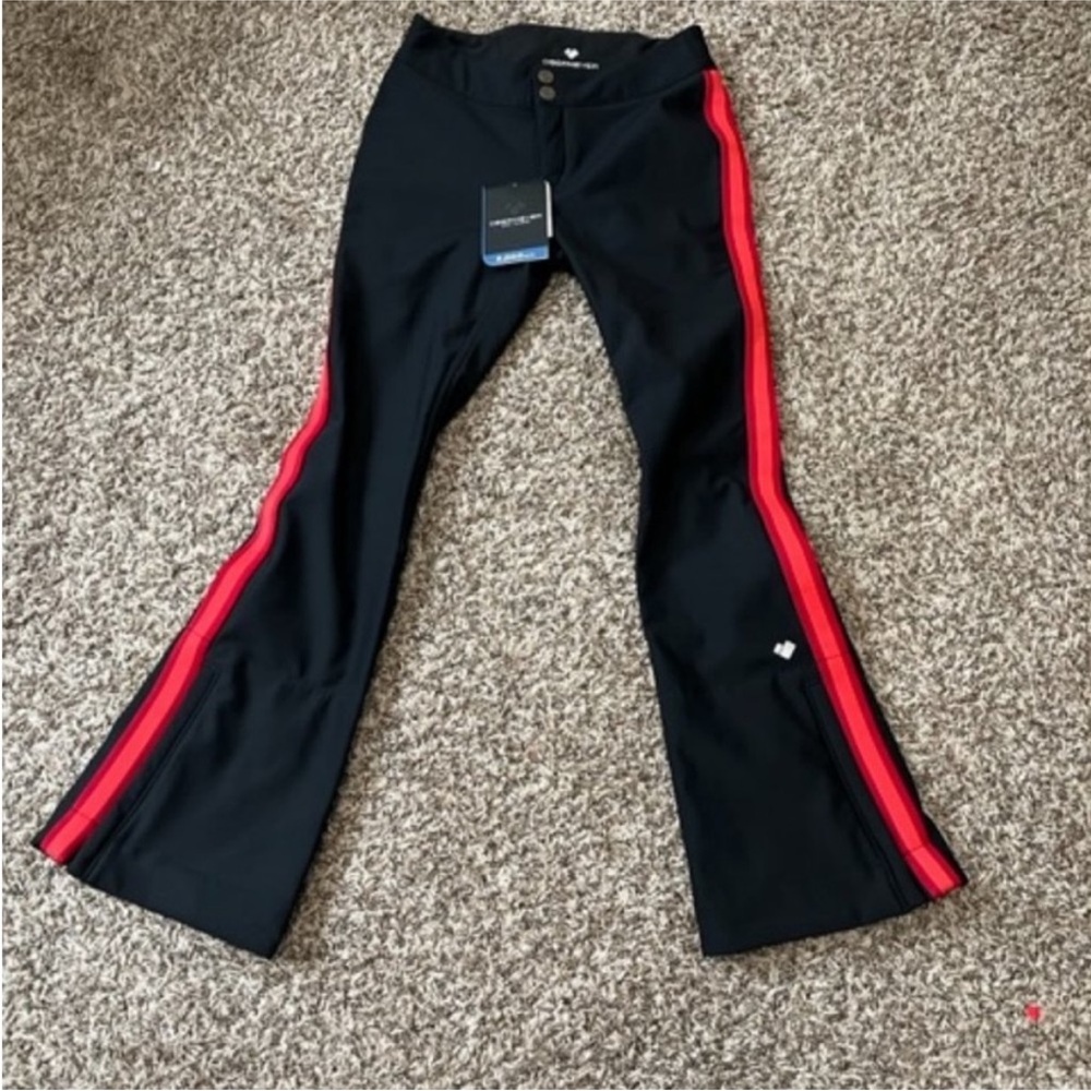 Obermeyer bond Ski Pants with Red Stripes